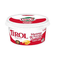 MANTEIGA TIROL COM SAL TIROL 200g MANTEIGA TIROL COM SAL TIROL 200g