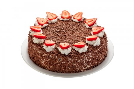 TORTA MORANGO COM CHOCOLATE